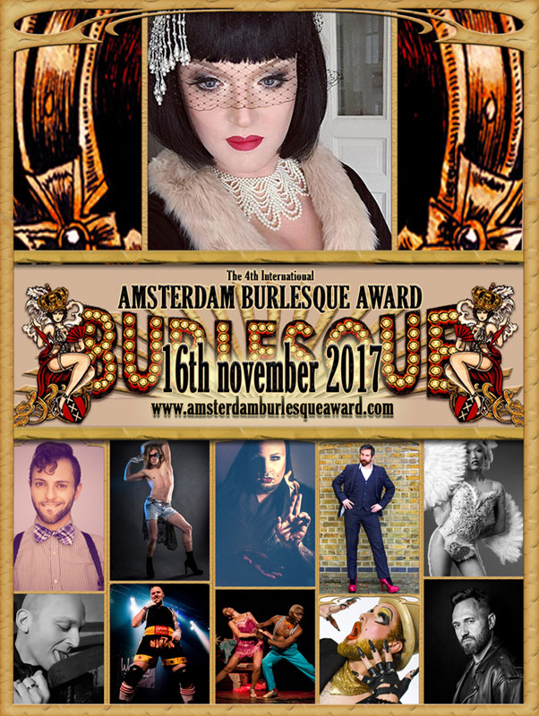 The Boylesque Night of the 4th Annual International Amsterdam Burlesque award 2017